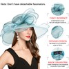 2025 Kentucky Derby Hats for Women Ladies, Classy Organza Church