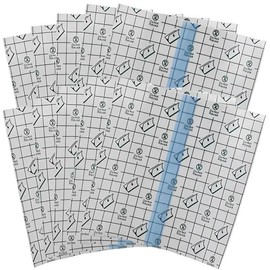 ZKGYUS Tattoo Film, 20 Sheets Tattoo Accessories, 12 cm x 12 cm Tattoo Aftercare, Large Tattoo Plaster, Waterproof, Tattoo Film, Transparent Bandage, Tattoo Film Healing, Second Skin Tattoo