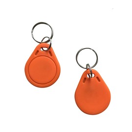 RFID Key fob,1k s50 13.56MHZ Tag ABS ISO14443A -10pcs (Orange)