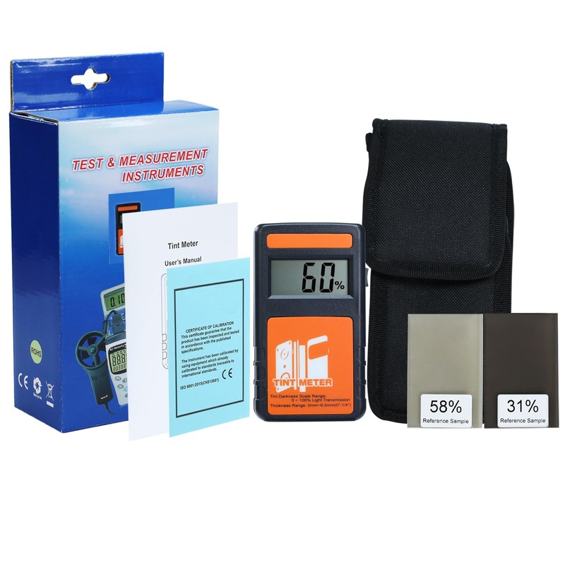 Window Tint Meter Window Tint Reader, 100% VLT Visual Light