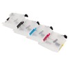 Ink Cartridges Compatible Refill Replacement With Permanent Chip 4 Colors