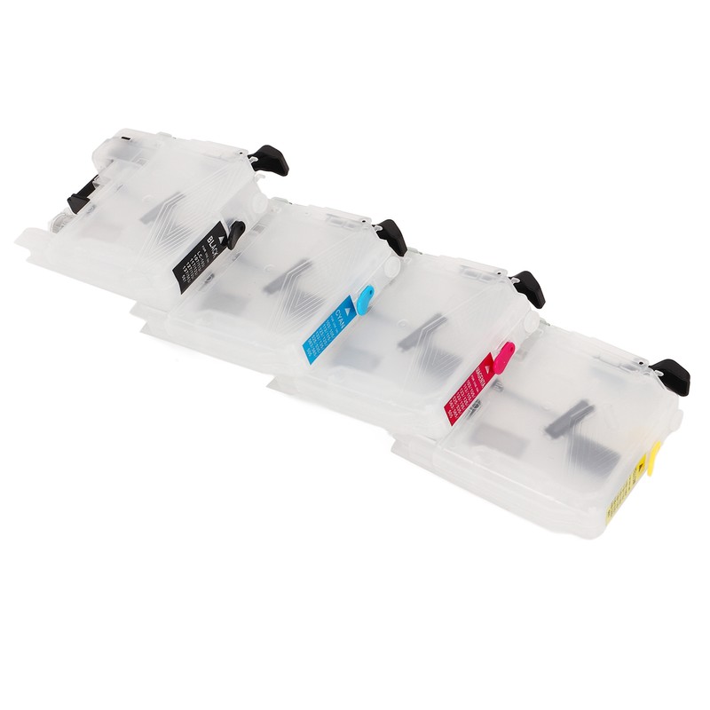 Ink Cartridges Compatible Refill Replacement With Permanent Chip 4 Colors