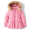 Gymboree,And Toddler Puffer Jacket,Pink Ribbon,4T