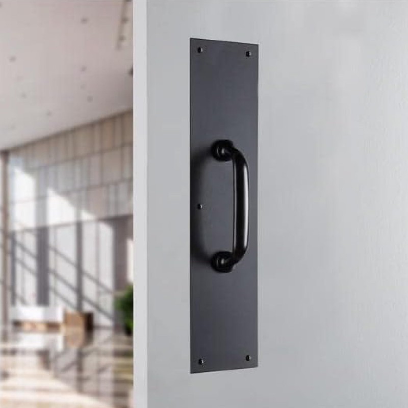 BRINKS Commercial - Commercial 15" Pull Door Plate, Matte Black