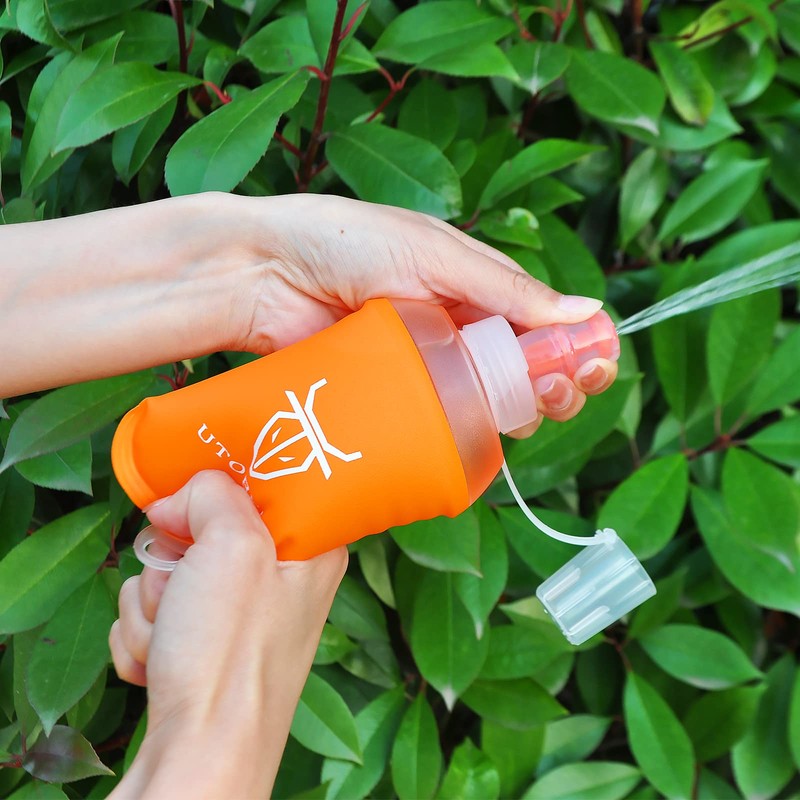 UTOBEST Soft Flask 150ml TPU Hydration Bottle for Running Sports