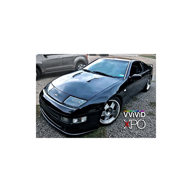 VViViD Black High Gloss Realistic Paint-Like Microfinish Vinyl Wrap Roll