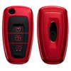 kwmobile Key Cover Compatible with Ford 3 Button Car Flip