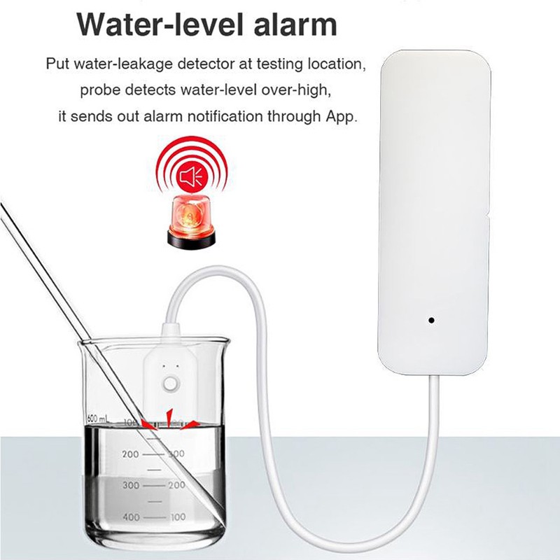 Smart Wifi Wireless Water Leakage Alarm Overflow Flood Level Leaks