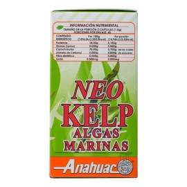 Suplemento Cápsula Anahuac Suplementos Algas Marinas Frasco