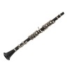Miniature Clarinet Replica with Stand and Case Musical Instrument Model
