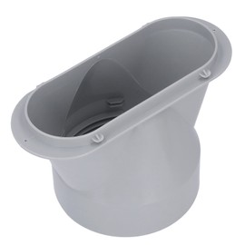 5 Inch Portable AC Exhaust Hose Coupler Window Adapter, Supports CW and CCW Threads with Adjustable Sealing Plate and Flat Mouth Interface