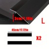 17.72-Inch Modular Aluminum Ramp for Doorway Transitions – 2-Piece Anti-Slip
