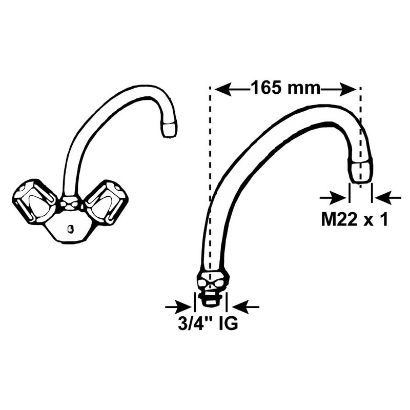 CORNAT TEC351204 200mm Swivel Outlet