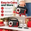 Wrapping Paper Cutter for Gift Wrapping – Black Manual Paper