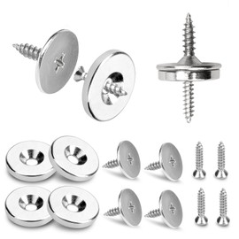 Cabinet Magnetic Door Catch 6 Pack Cabinet Magnets Door Magnets with Strong Magnetic for Kitchen Cupboard Wardrobe Closet Cabinet Door Drawer Latch Catch Closer