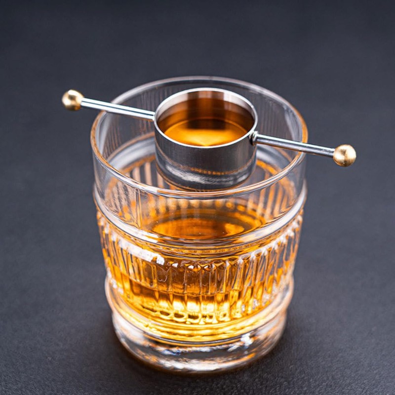30ml Measuring Jigger Stainless Steel Bar Jigger with Handle Measuring