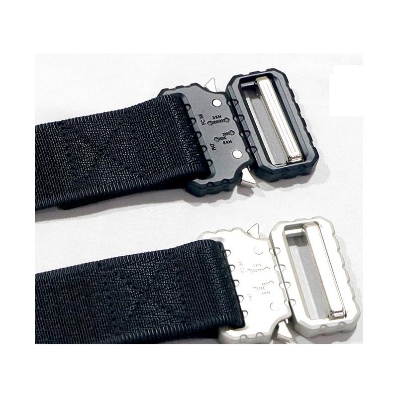 2 Pack Metal Quick Release Buckles, Adjustable for Backpack Strap