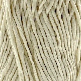 Sensy Softee Raffia Twisted Yarn, Tape Yarn, Soft Craft Yarn, 3.5 oz, 109 Yards, 100% Polyester, Gauge 4 Medium (Ecru)