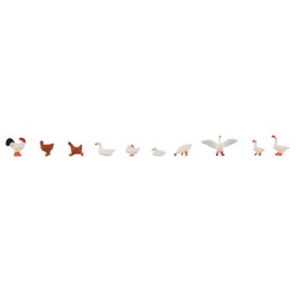 Faller FA151909 Chickens, Ducks and Geese, Multi-Colour