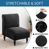 LavishCover Armless Accent Chairs Covers, Thick Armless Recliner Sofa Cover