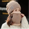 K&H Set Duo Gorro Bufanda Dama Mujer Invierno Cuellera Fashion