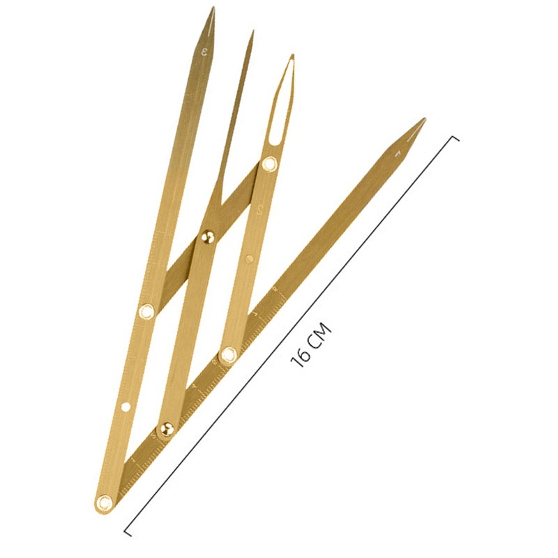 Eyebrow Ruler, Stainless Steel Eyebrow Measuring Ruler, Accurate & Precise