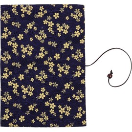 TEHAUX Funda para Libro A5 de Tela con Estampado de Flores de Cerezo – Protege contra Doblez, Humedad y Desgarro – for Lectura Diaria, Estudio y Regalo para Adultos