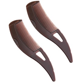 BARRU 2 x Dandruff Comb, Hollow Tooth Hair Brush for Refreshing Scalp Massage and Removal of Dandruff Grip, with Skin Scratching Handle, Scalp Care Comb for Men and Women