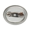 100 Sets Blank Button Badge Parts Set Round Shape Rust