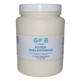 Gob crema facial ozonizada 1 kg  ácido hialurónico humectante todo tipo de piel                                                                       
