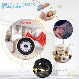 Gas Alarm - Ourjob, Household Gas Alarm, LPG/Natural/Coal Gas Flammable Gas Leak Alarm, Propane Butane Methane Gas Sensor, USB Powered, Digital Display, Sound Light Alarm, Hazard Proof Gas Detector (Silver)