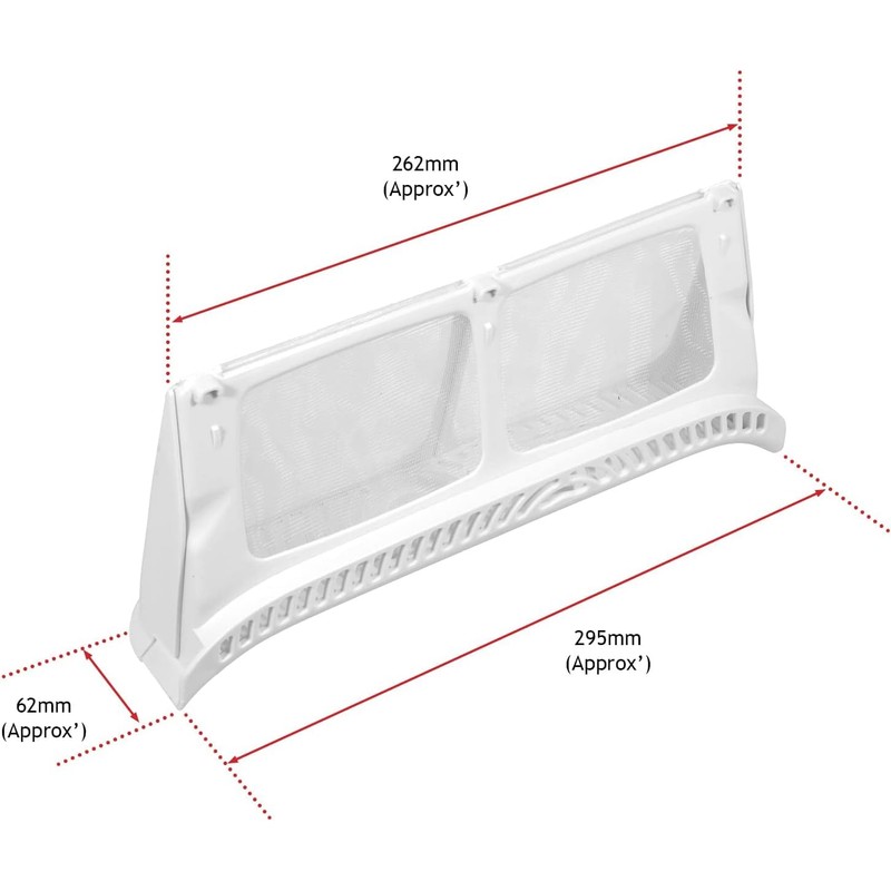 Replacement Tumble Dryer Fluff Lint Filter Catcher C00286864 M2 Type