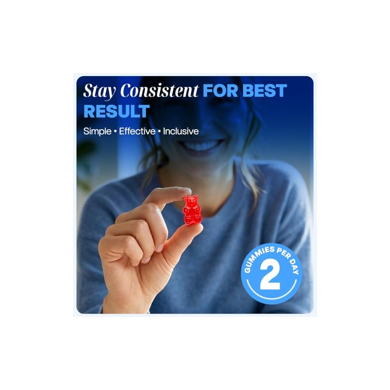 Magnesium Gummies - 600mg Triple Complex (Glycinate, Citrate, Malate) -