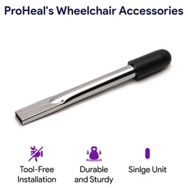 Wheelchair Brake Extenders - User Friendly Wheelchair Handle Extender - Universal Single Unit Accessories for Wheelchairs - Easy Instillation - 6" Handle