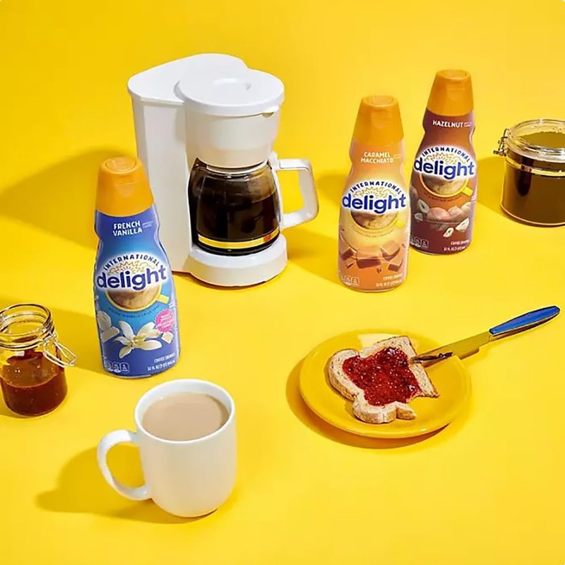 Coffee Creamer Singles Variety Pack - French Vanilla, Hazelnut, Caramel