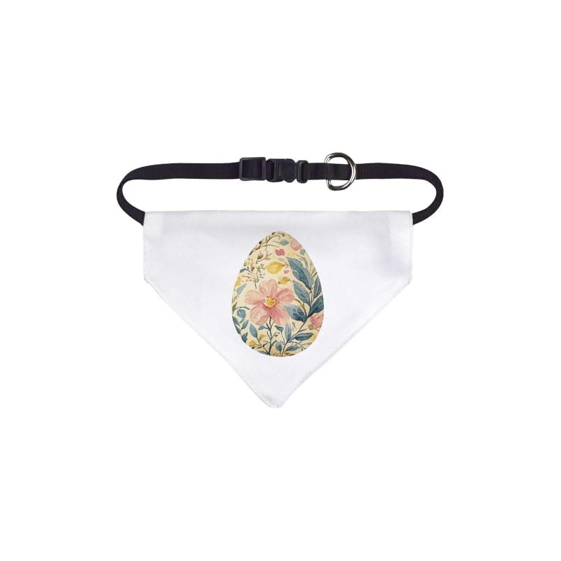 Small 'Floral Easter Egg' Dog/Cat/Pet Bandana (PD00064377)