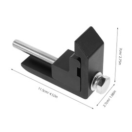 NOLITOY Utility Track Mounts Clamps Kit Heavy Duty Aluminum Truck Bed Hardware for Secure for Easy Installation and Stable Support