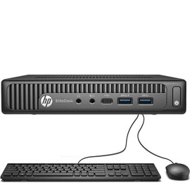 HP EliteDesk 800 G2 Mini Desktop PC Intel Core i5-6500T (3.20-3.40Ghz) 256GB SSD 16GB RAM WiFi + BT Dual DisplayPort + VGA, Win 10 PRO (Renewed)