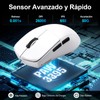 TERPORT S800-Pro Mouse Gamer Inalámbrico 4KHz BT/2.4G/Cableado, Últra Ligero de