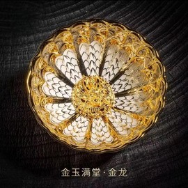 golden jianzhan teacup Chinese Intangible Cultural Heritage collectibles Cup Coffee cup #7 - Color: 4