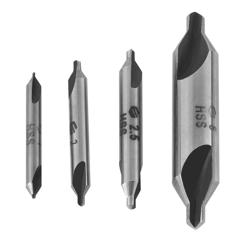 left hand spiral centre drills winlaw centre drill Yusat 4pcs
