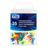 TSI Coloured Push Pins, Pack of 35