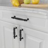 Amerdeco 10 Pack Matte Black Cabinet Pulls 5 Inch(128MM) Hole