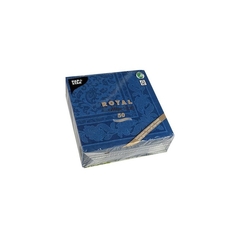 2 x PAPSTAR 11665 50 Napkins 'Royal Collection' 1/4 Fold