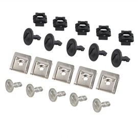 Bohaner Underrun Protection Installation Kit Underbody Replacement Kit Underbody Protection Engine Cover Attachment Motor Clips Screw Set for A.u/D.-i A4 A6 A8 V.W. P.assat B5