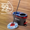 O-Cedar EasyWring RinseClean Microfiber Spin Mop & Bucket Floor Cleaning
