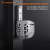 Crosstar 25FT Magnetic Self-Locking Stainless Steel Tape Measure, Double-Sided Scale,
