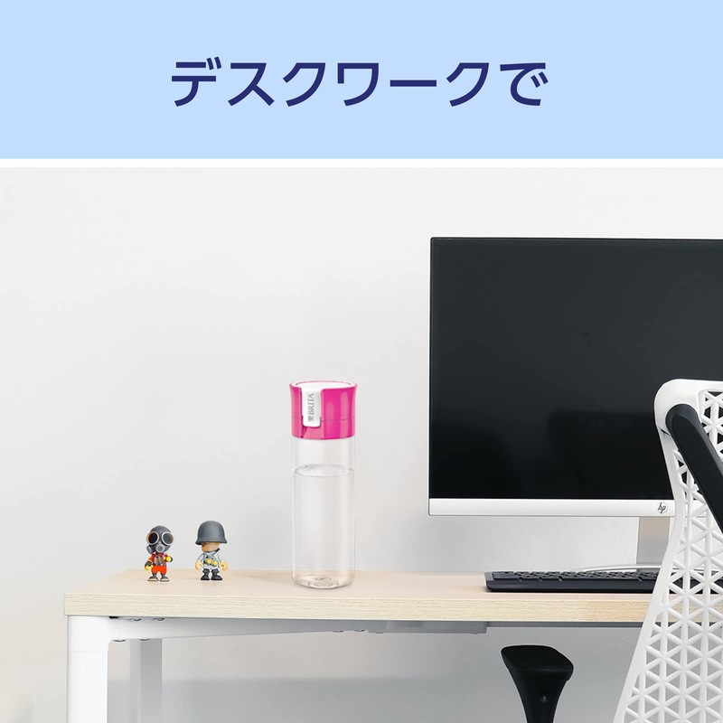 Brita Water Bottle, Portable Water Purification Bottle, 20.3 fl oz