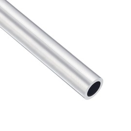 TA-VIGOR 1Pc 6063 Aluminum Round Tube, 16mm OD 10mm ID 300mm Length Metal Seamless Straight Tubing Aluminum Pipe for Home Furnishing, Machinery, DIY Handicraft