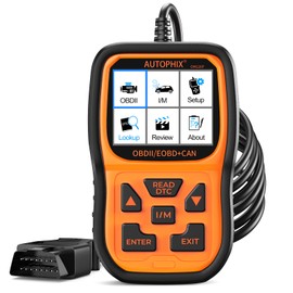 AUTOPHIX OM126P+ OBD2 Scanner, Vehicle Code Reader for Check Engine Light, Car Scanner for Automotive Diagnostic, Live Data, Read & Clear Fault Code for All Cars After 1996